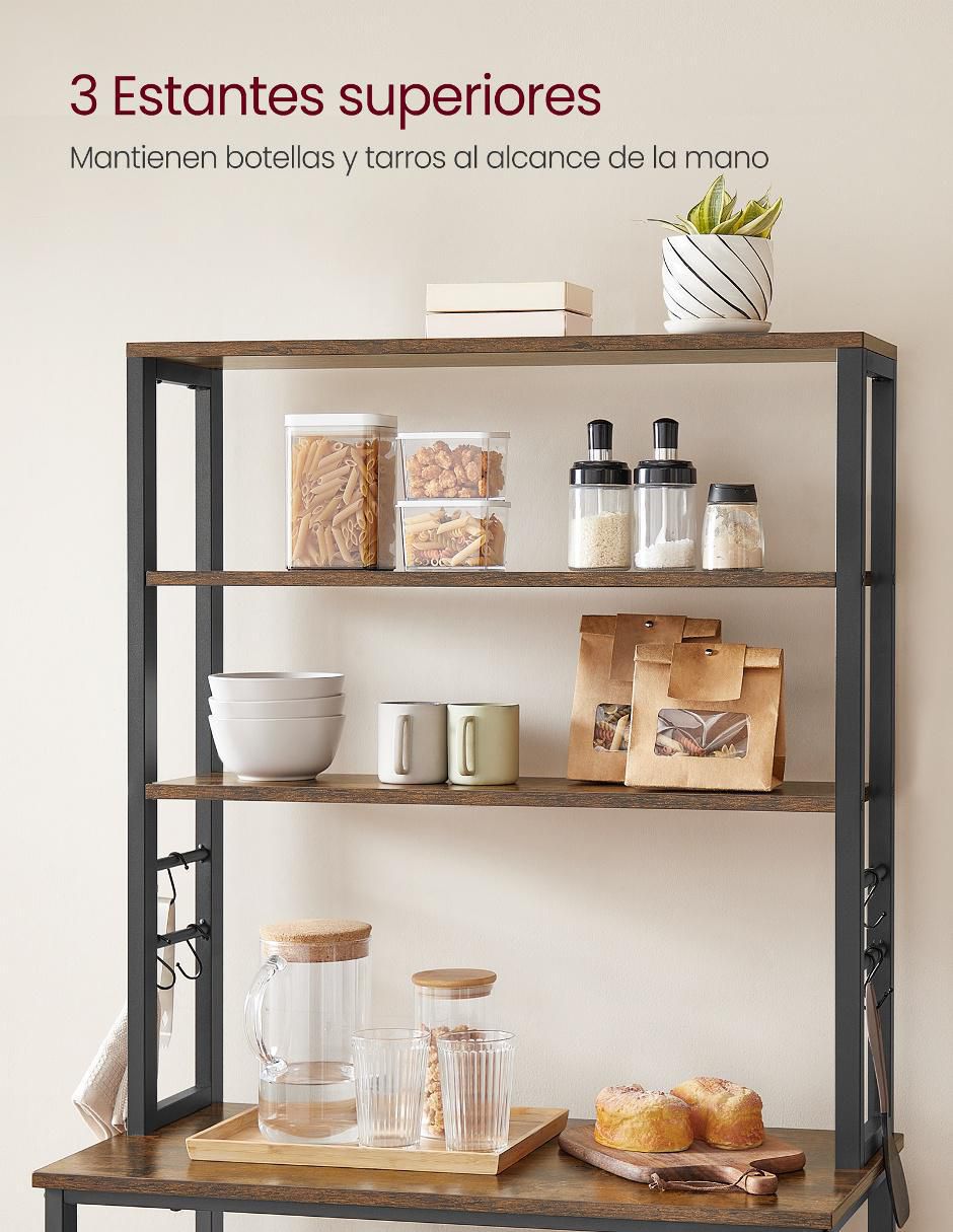 Estante de madera Bellita MKKS019B01 2