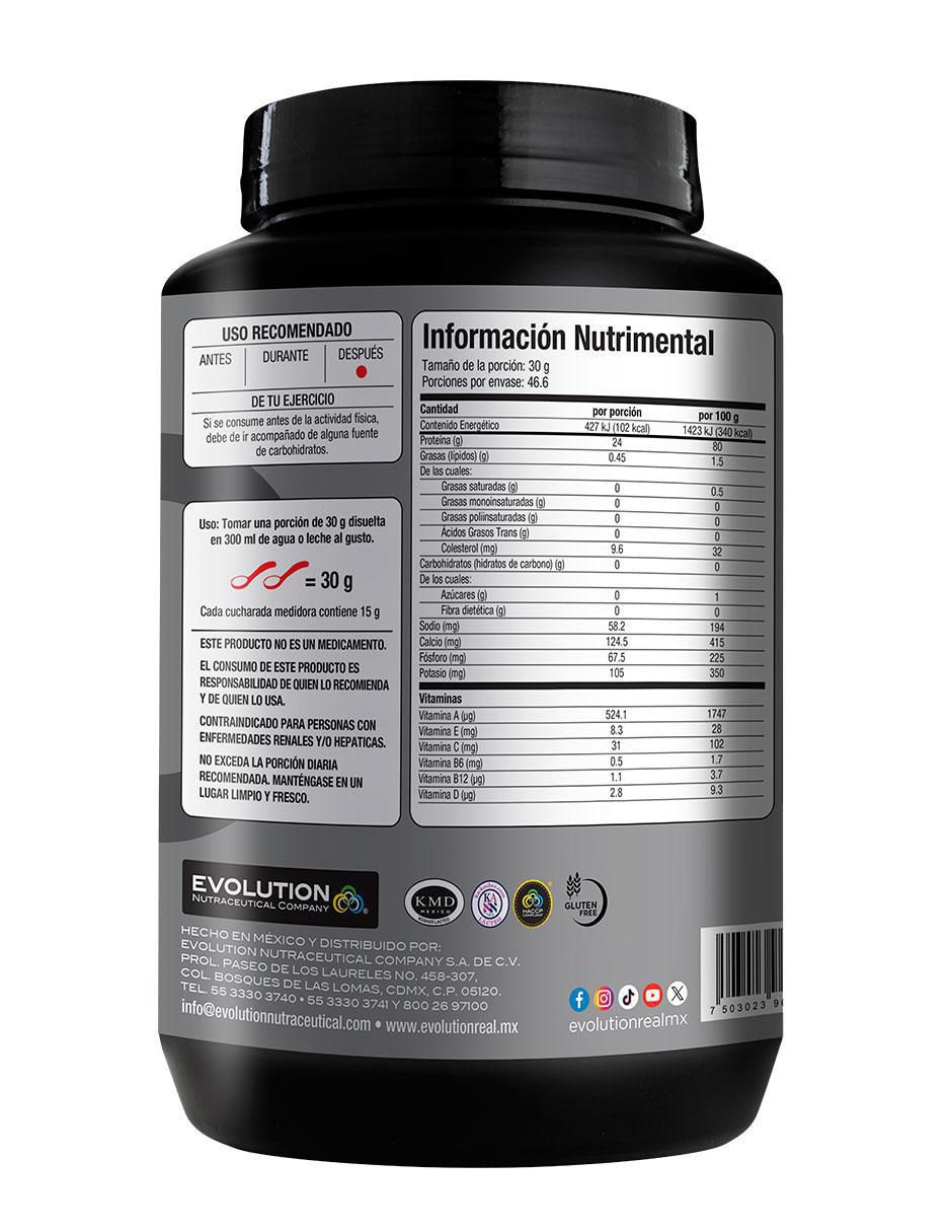 Evolution WP100 con suero de leche, cocoa natural, lecitina y fruto del monje sabor sandia 2