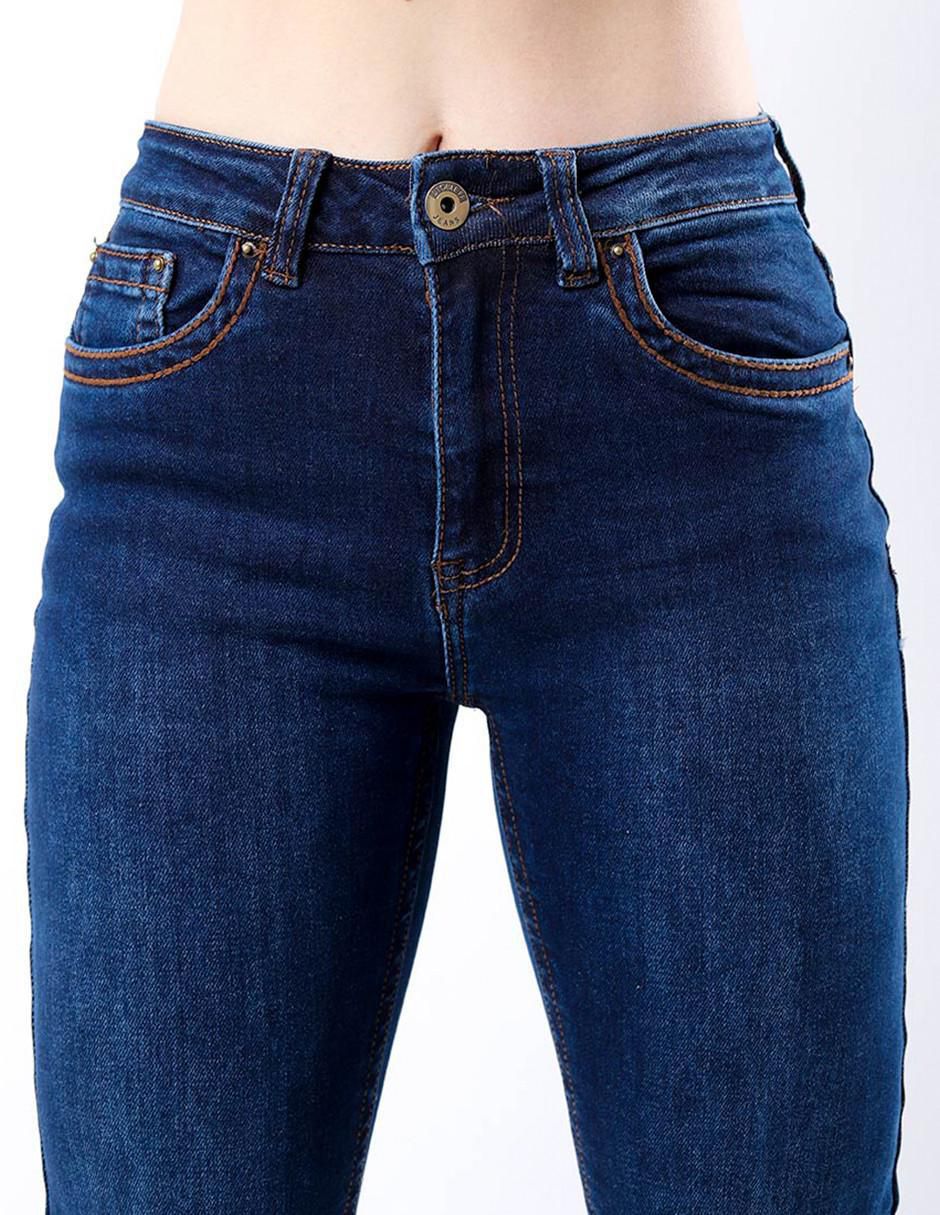 Jeans flare j-dff-1440-dark para mujer 3