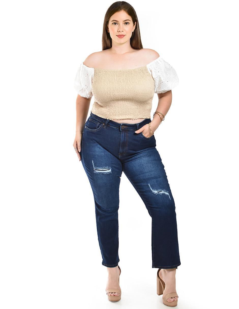 Jeans straight para mujer