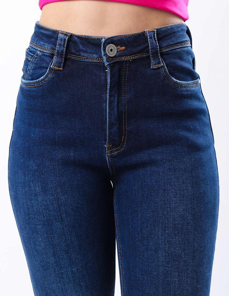 Jeans straight j-dff-1686-dark para mujer