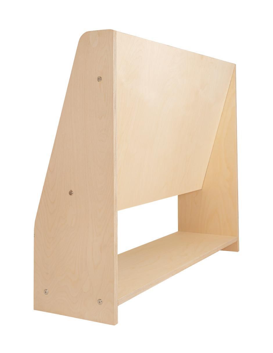 Librero de madera abedul