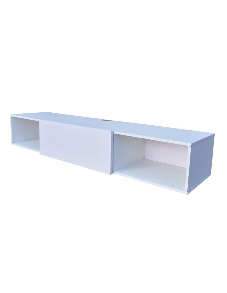 Mueble flotante para TV armable de melamina 5