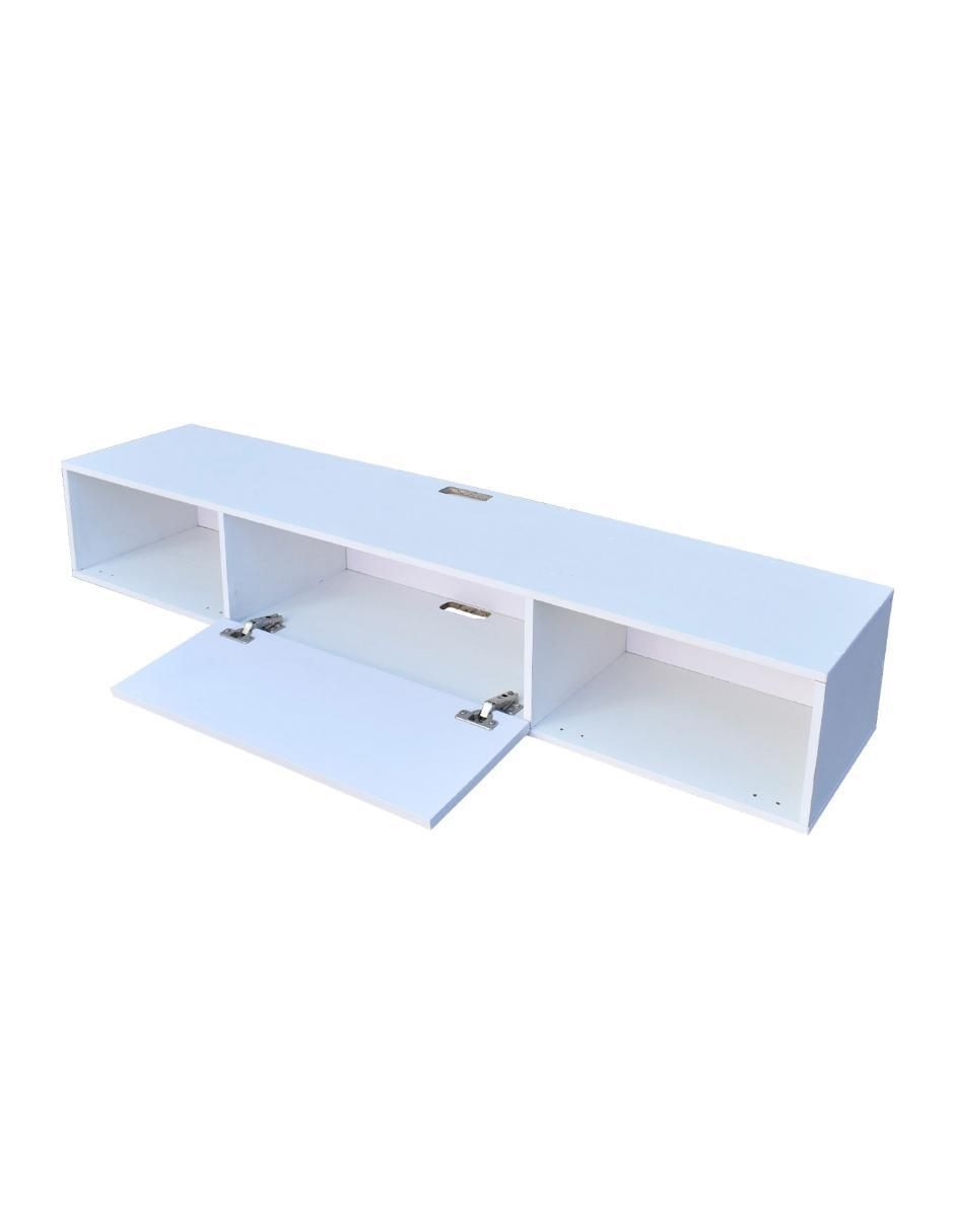 Mueble flotante para TV armable de melamina 3