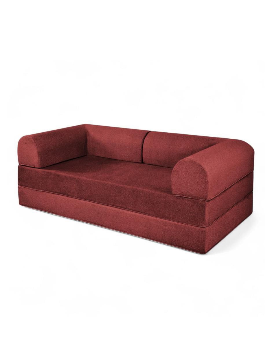 Sofá cama armable Teddy de espuma comprimida