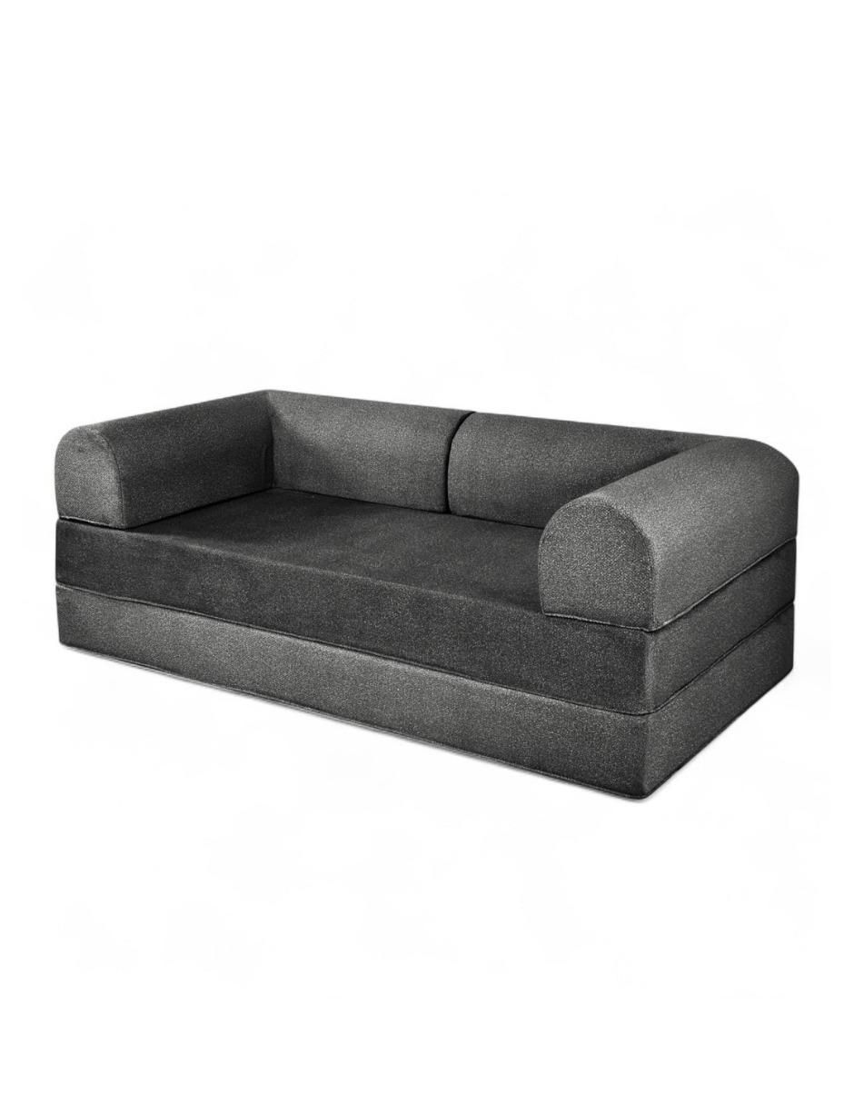 Sofá cama armable Teddy de espuma comprimida