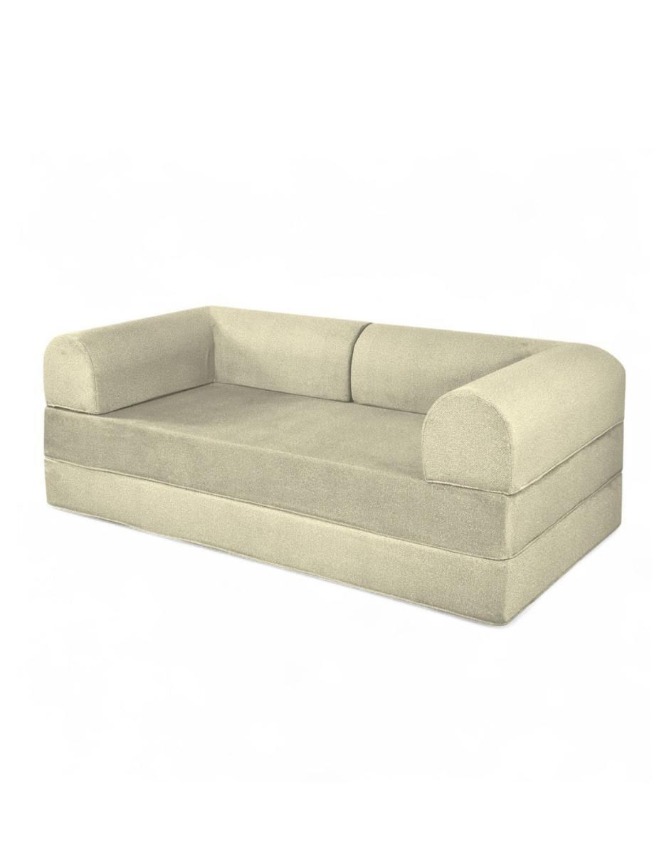 Sofá cama armable Teddy de espuma comprimida