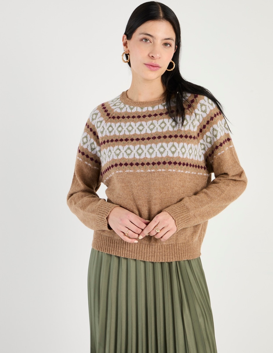 Suéter Indi & cuello redondo para mujer 1