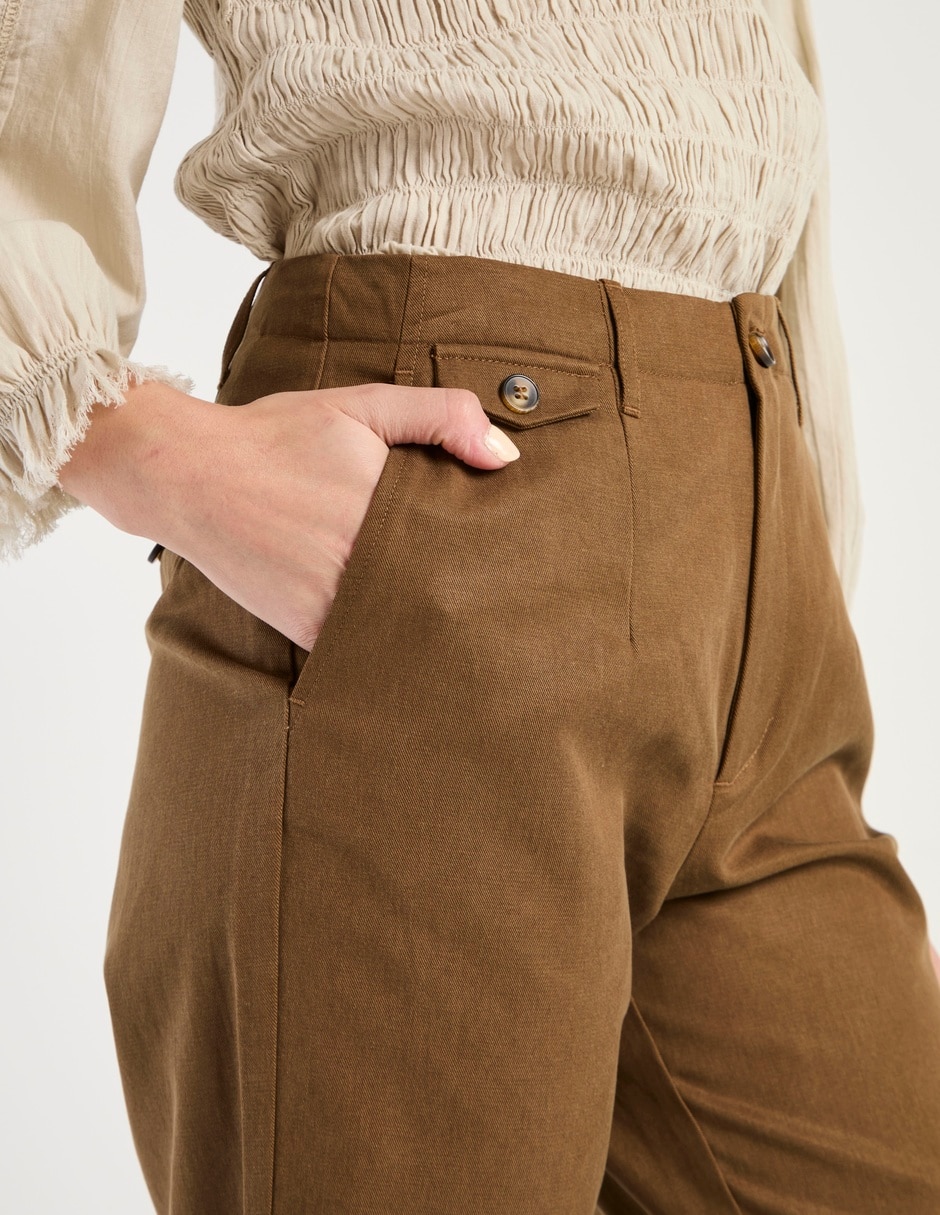 Pantalón chino Indi & regular para mujer 7