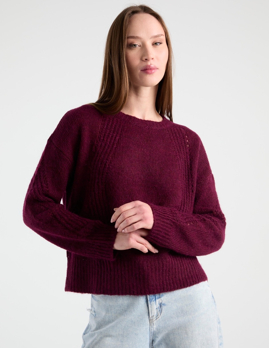 Suéter Indi & cuello redondo para mujer 1