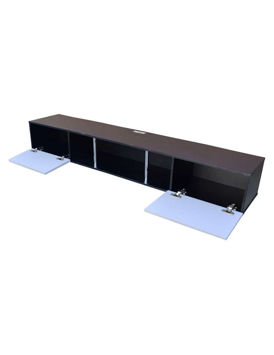 Mueble flotante para TV armable de melamina 5