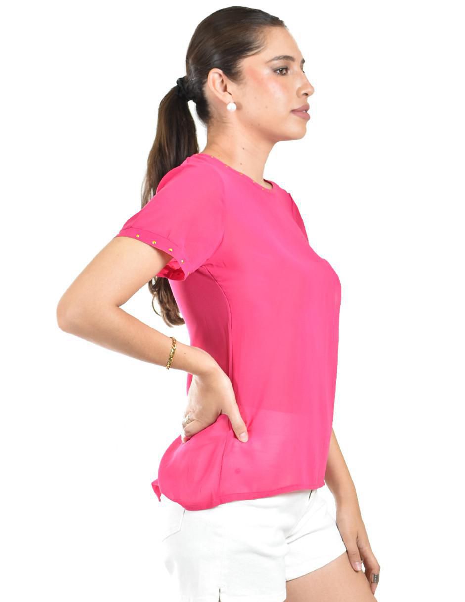Blusa manga corta para mujer 6