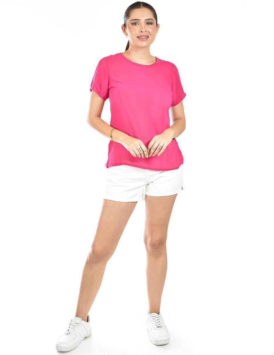 Blusa manga corta para mujer 9