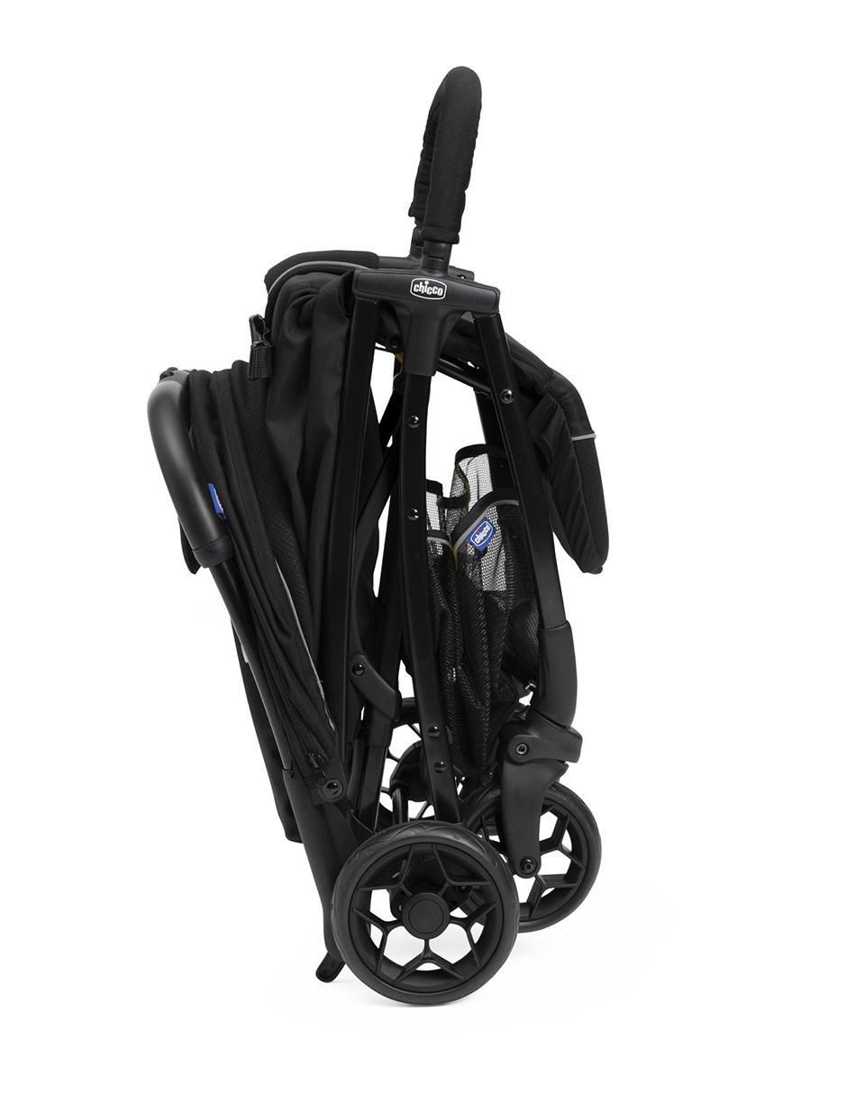 Carriola estándar Glee Stroller Uneven Black plegable 5