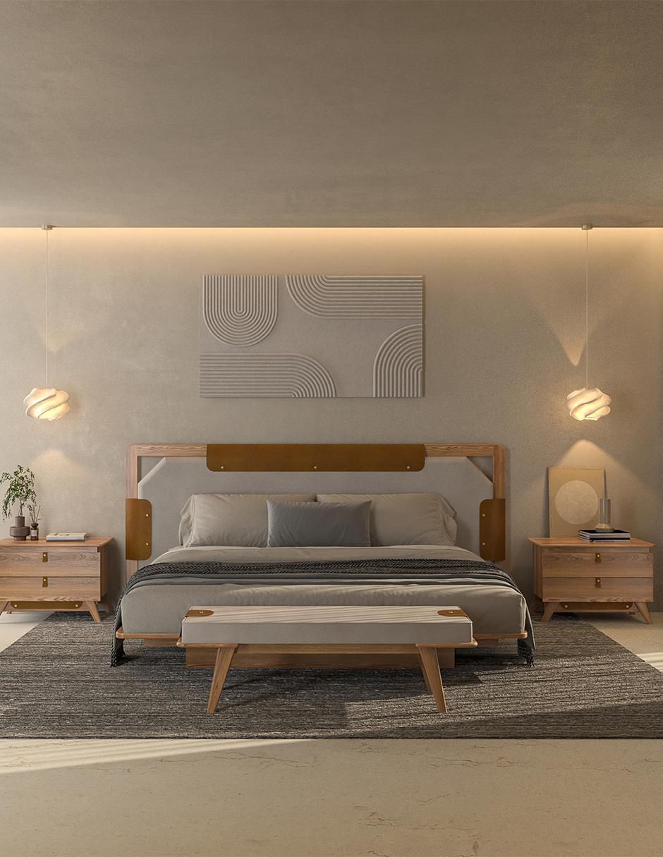 Cama yaab Trra de madera nogal 2