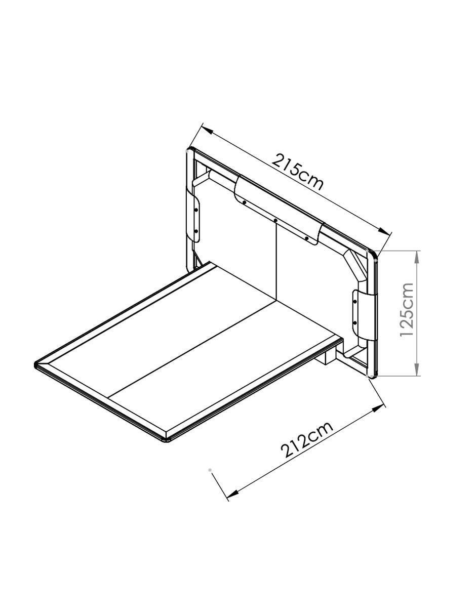 Cama yaab Trra de madera nogal 5