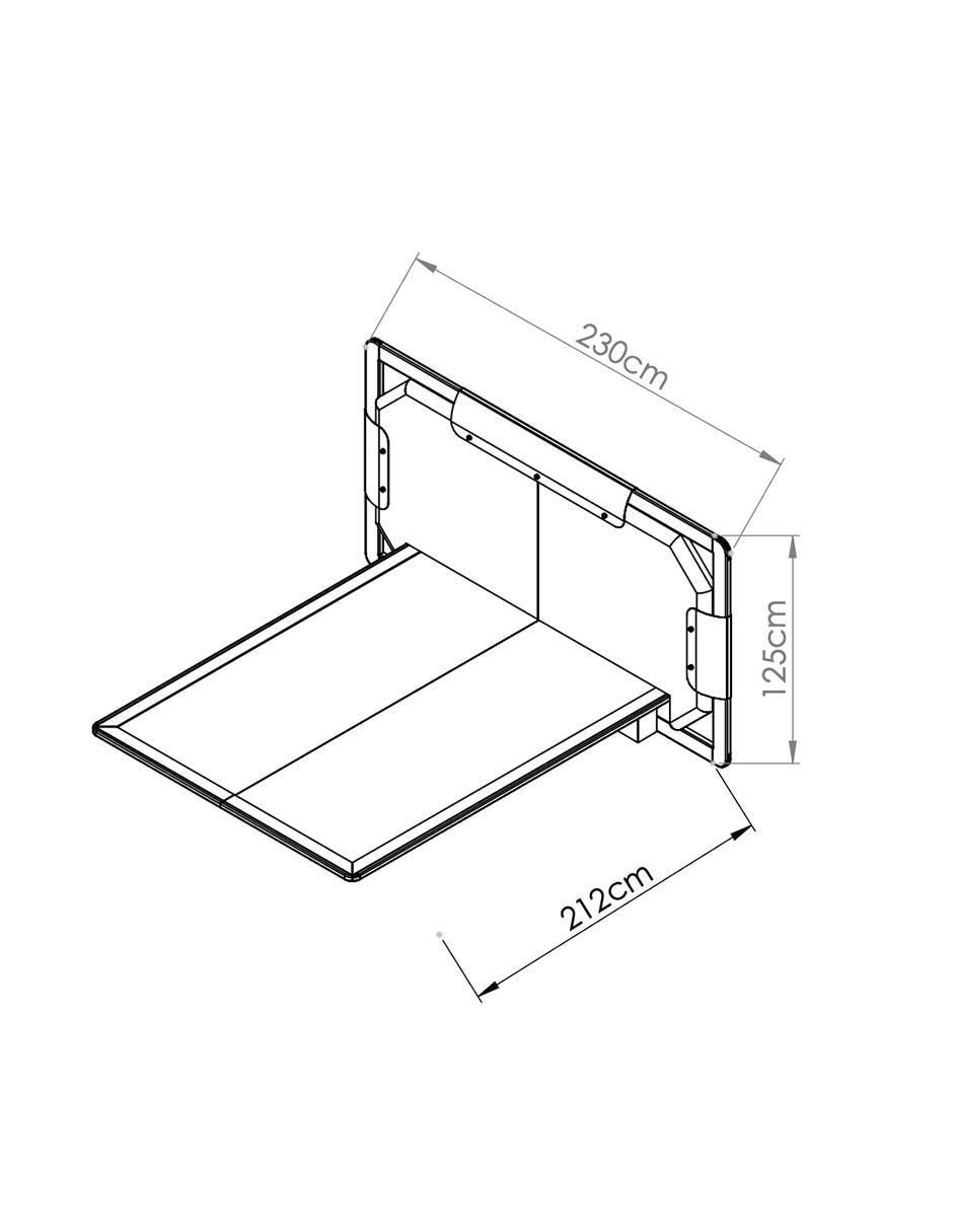 Cama yaab Trra de madera nogal 6