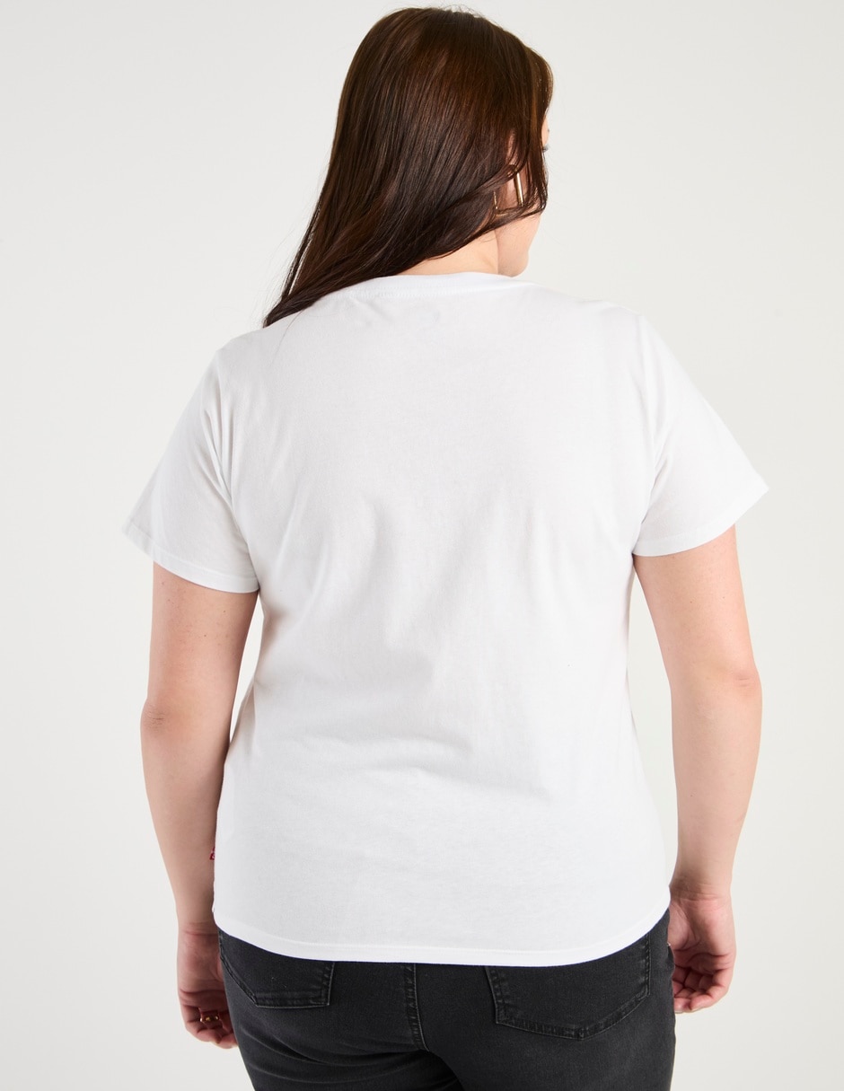 Playera manga corta cuello redondo mujer 4