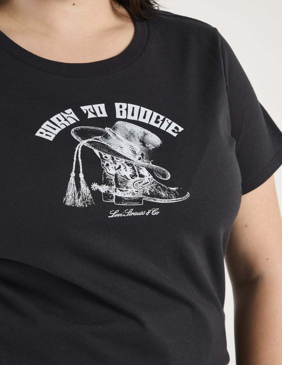 Playera manga corta Levi's cuello redondo para mujer