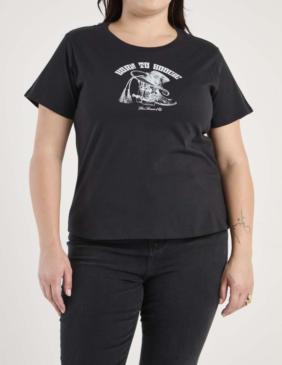 Playera manga corta Levi's cuello redondo para mujer