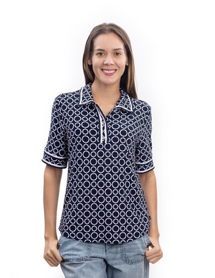 Playera tipo polo para mujer 1