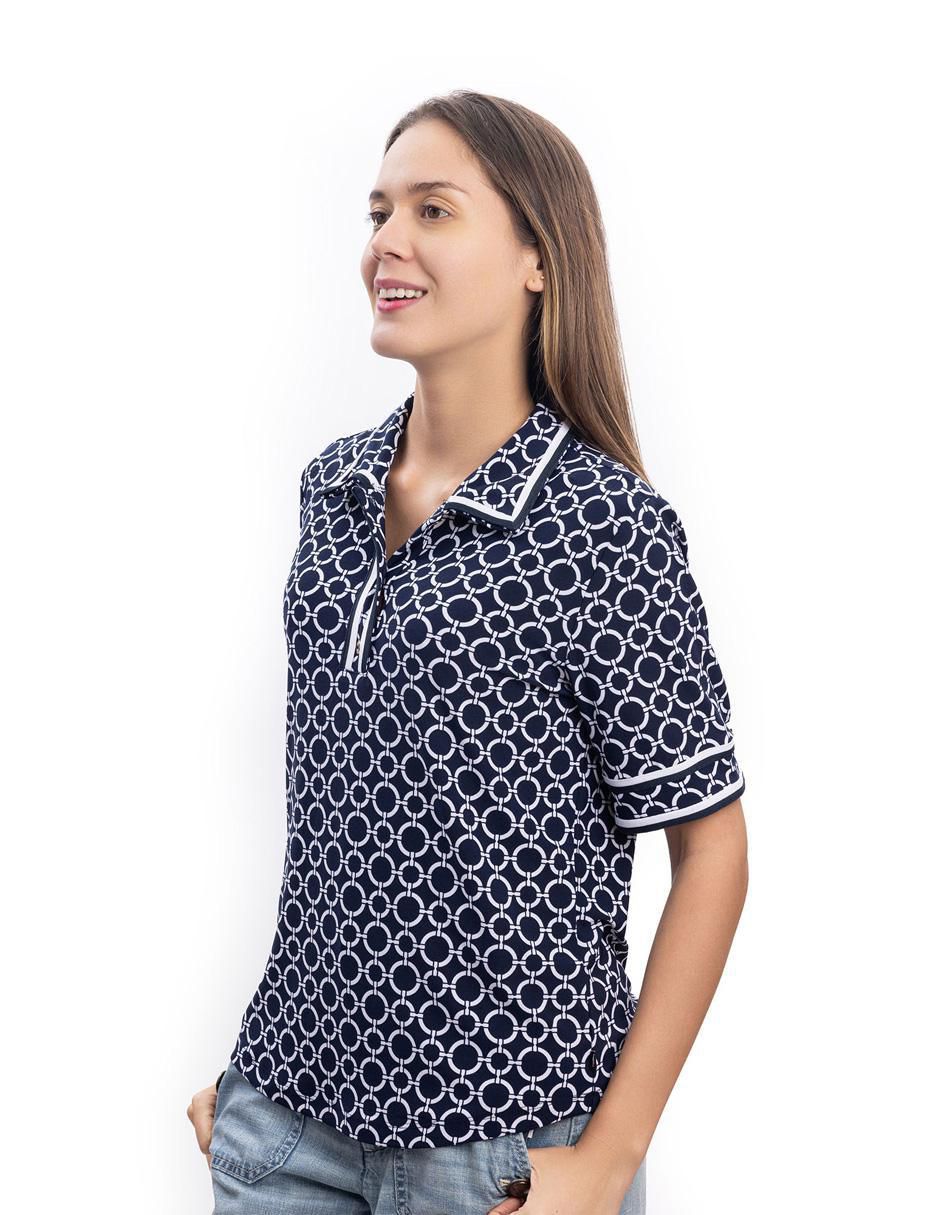 Playera tipo polo para mujer 4