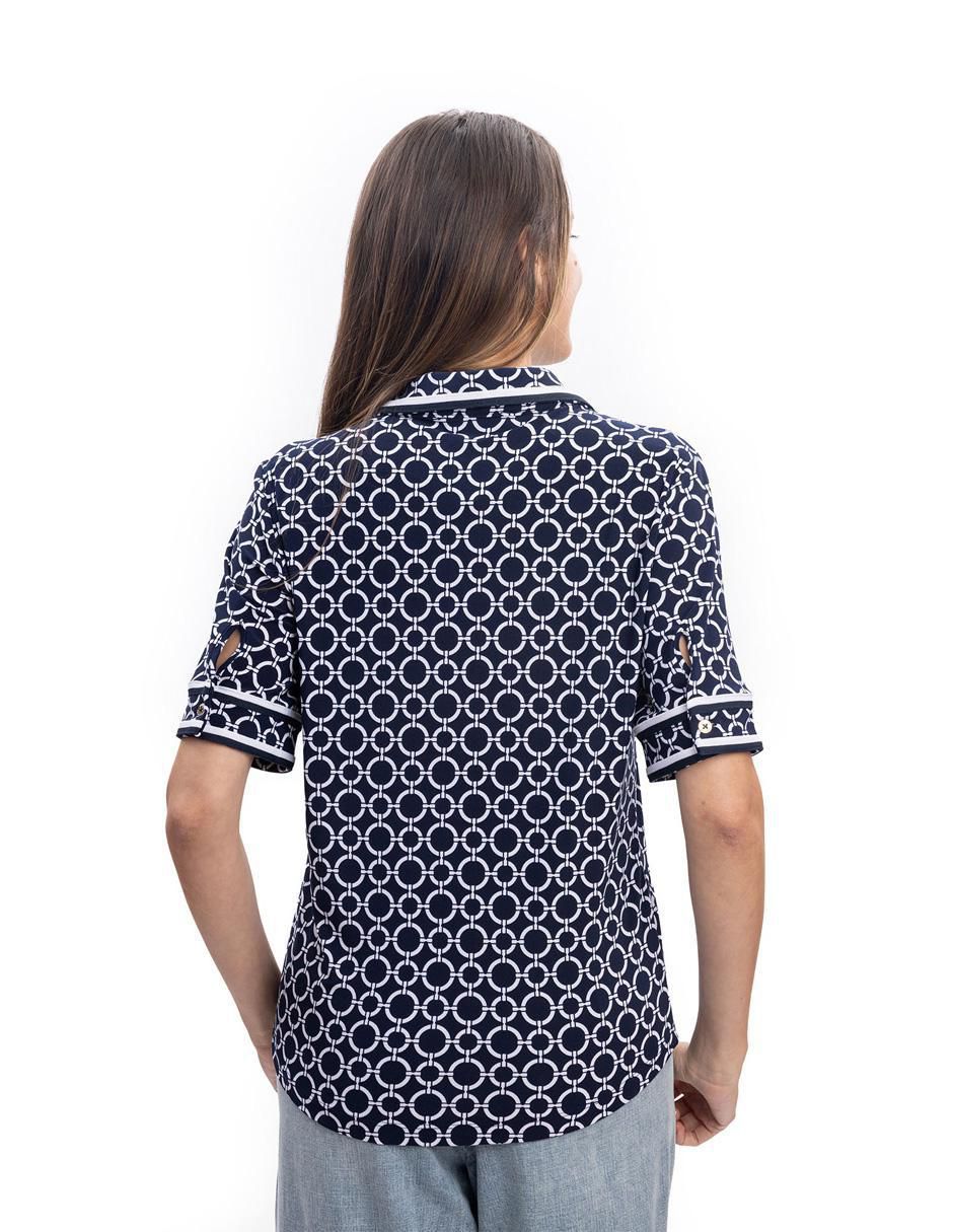 Playera tipo polo para mujer