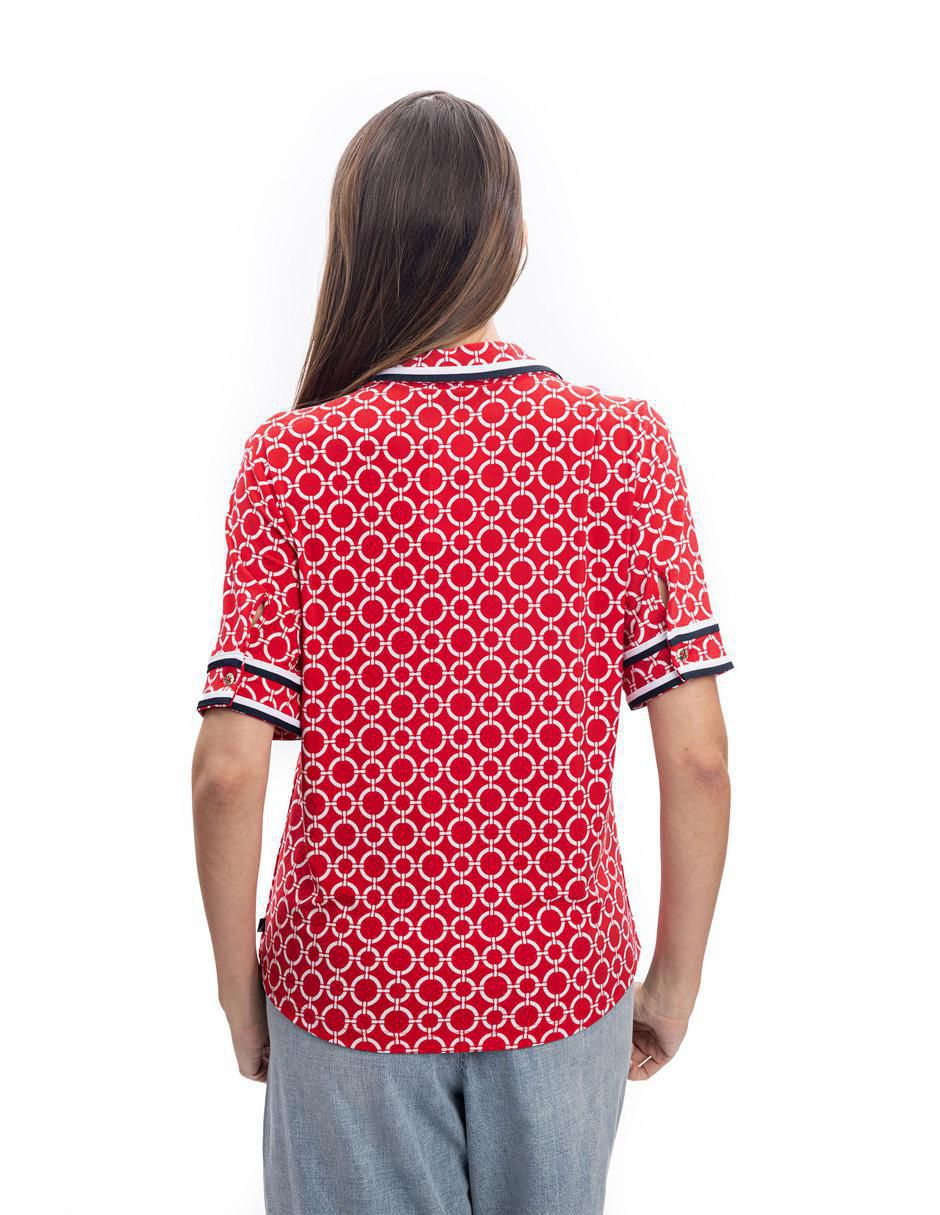 Playera tipo polo Nautica para mujer