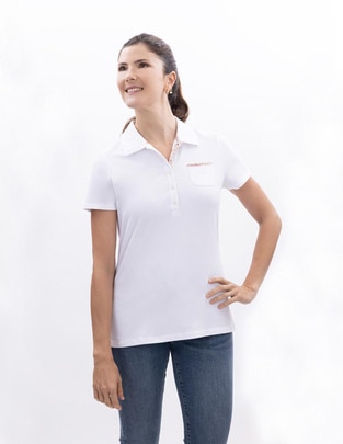 Playera tipo polo para mujer 1