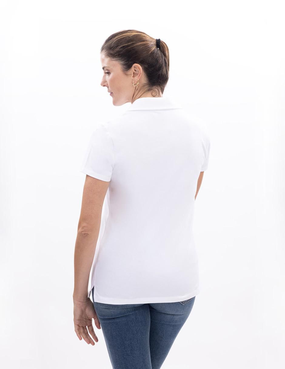 Playera tipo polo para mujer 5