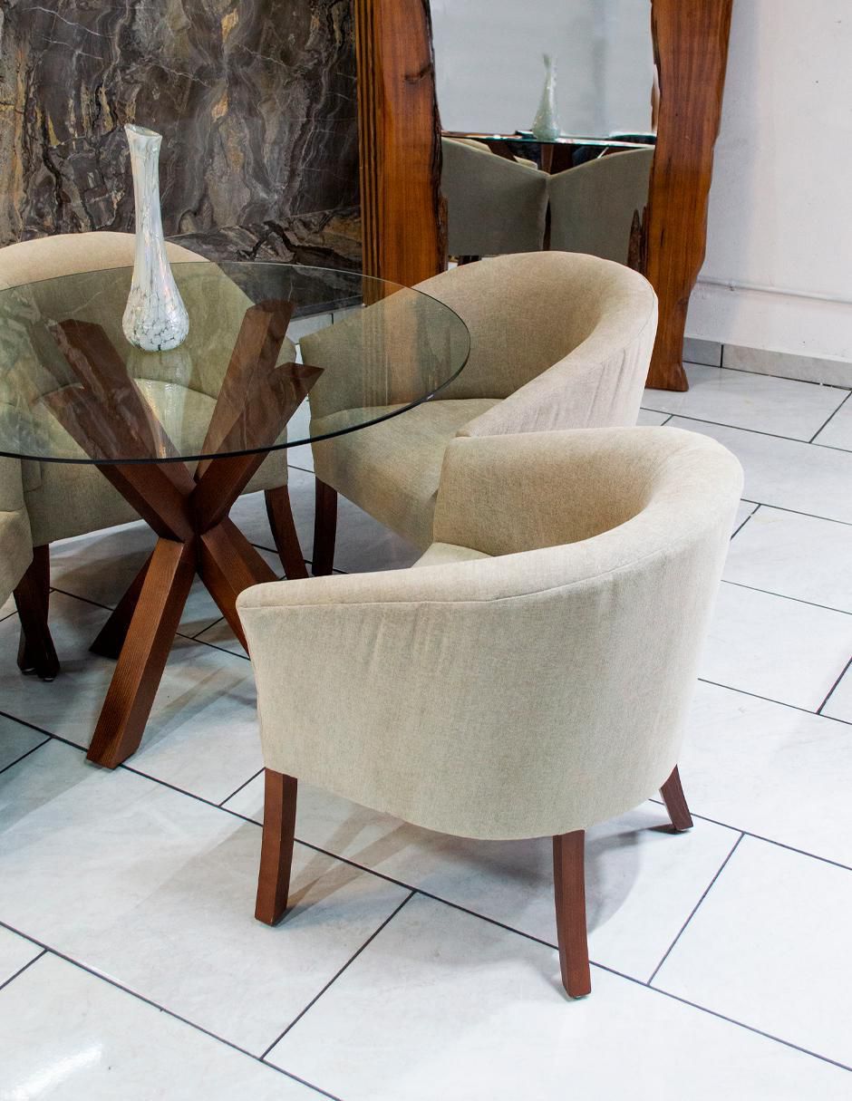 Set de sillas 6 piezas de madera pino 7