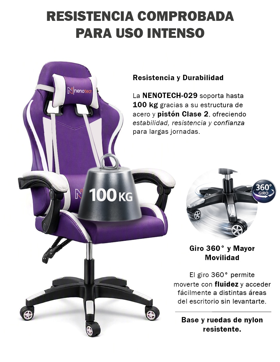 Silla gamer Nenotech 3