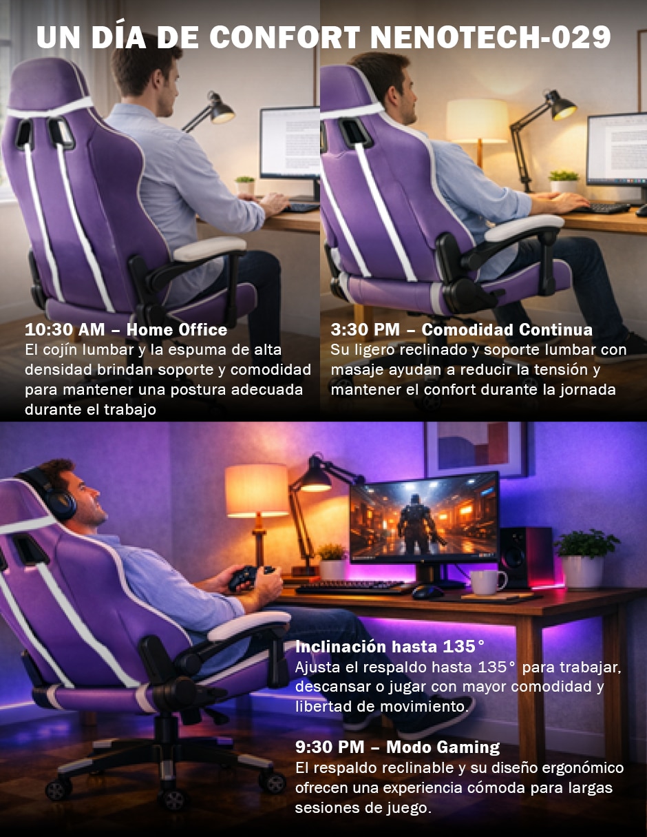 Silla gamer Nenotech 6