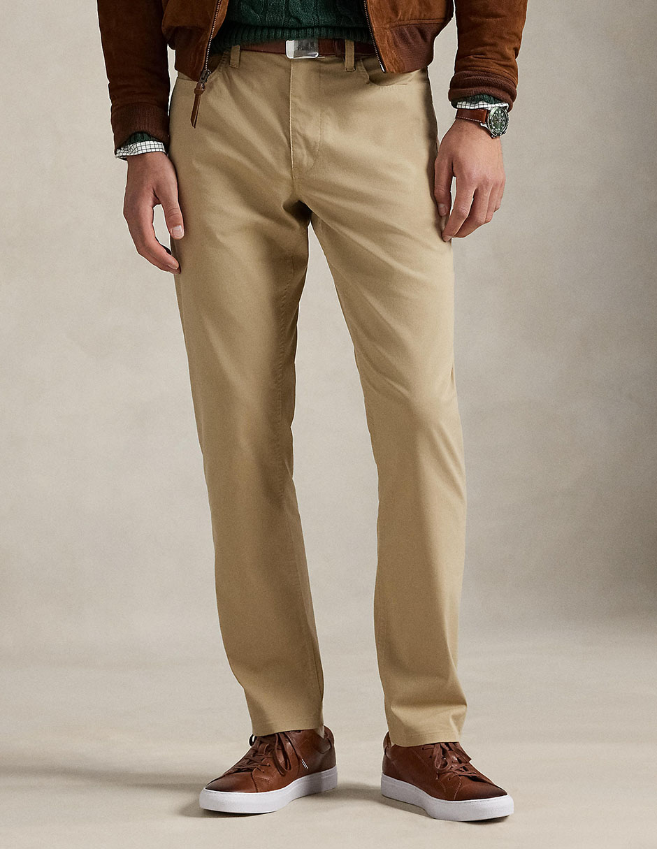 Pantalón straight de algodón para hombre