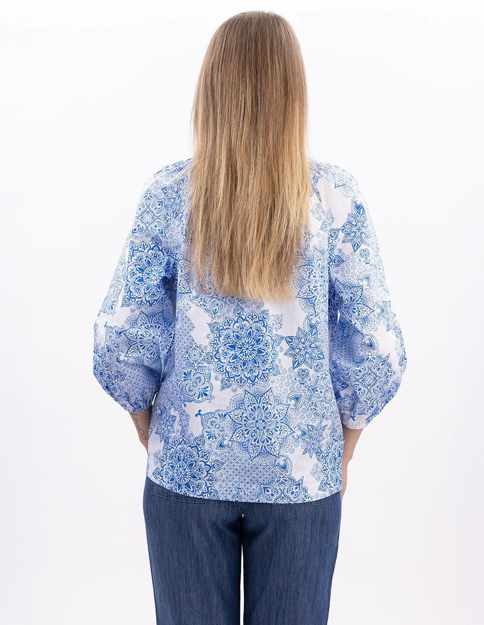 Blusa manga 3/4 para mujer