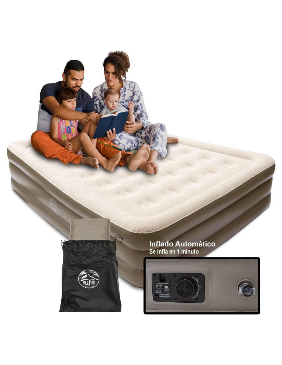 Colchón inflable Cinfl761Uni colchoneta pillow top integrada