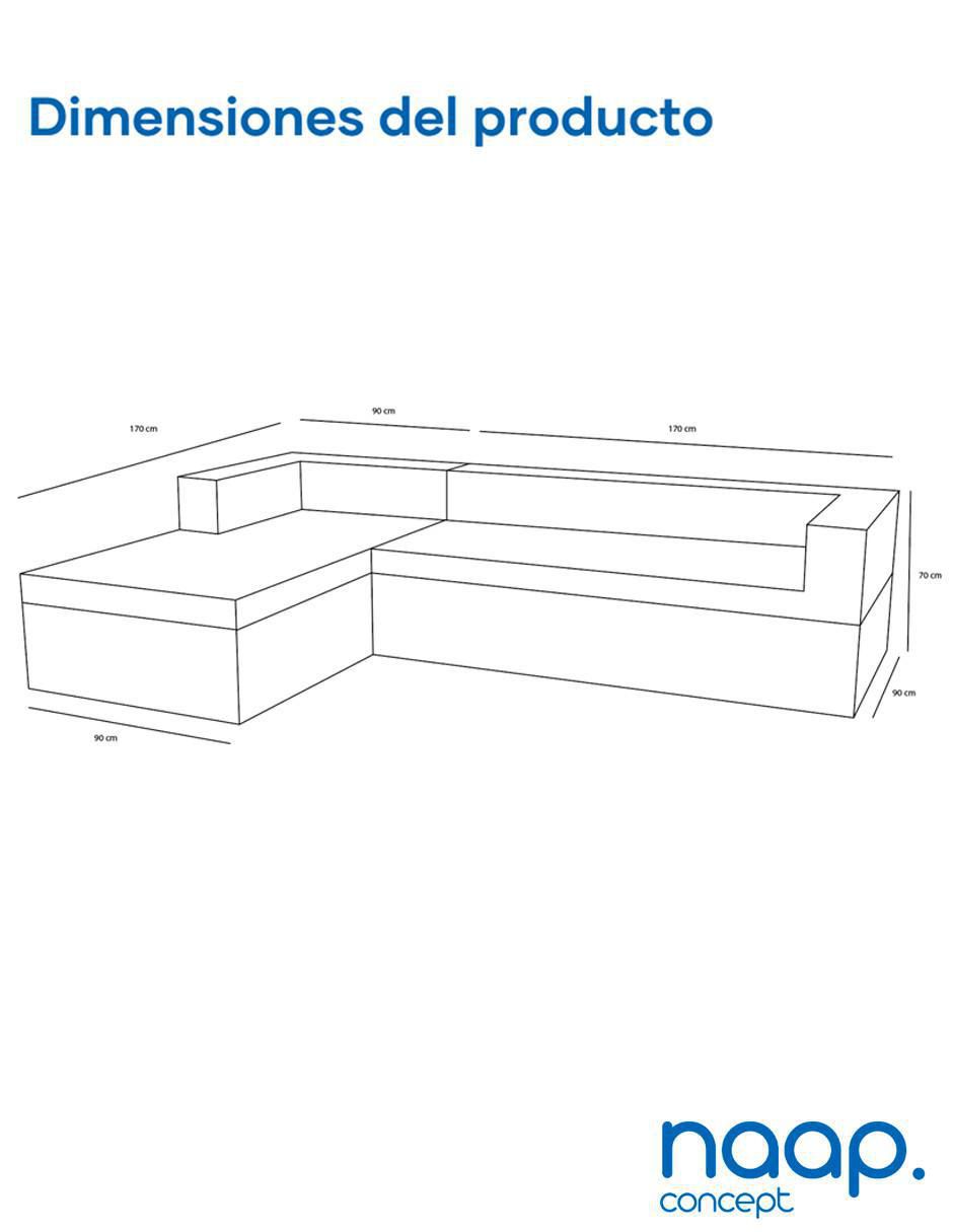 Sala modular Dublín France de poliéster 6