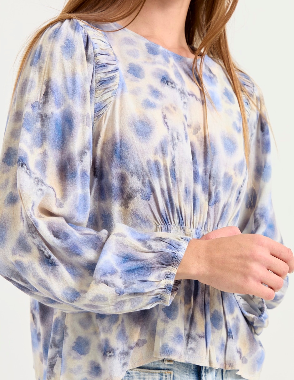 Blusa Indi & Cold manga larga para mujer