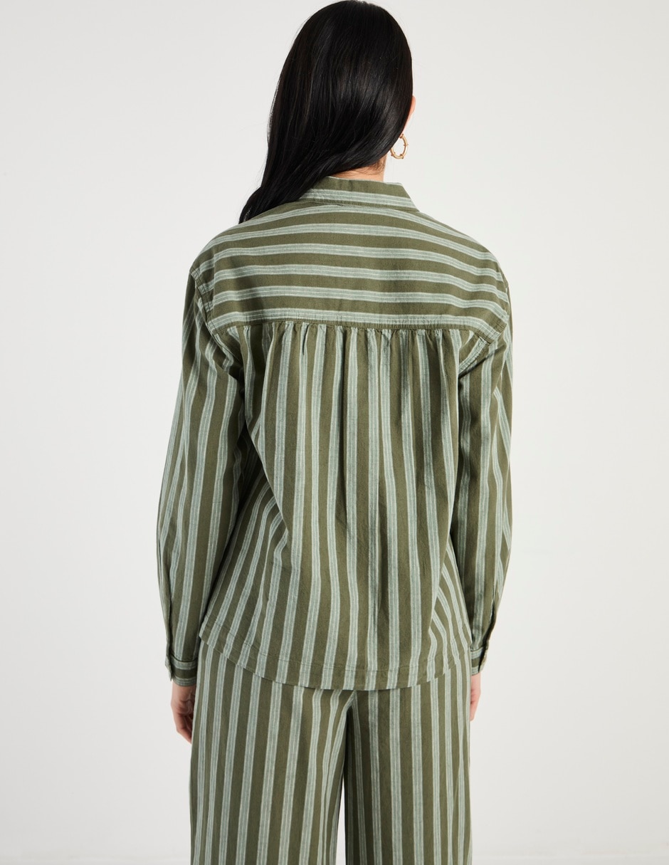 Camisa Indi & Cold de algodón manga larga para mujer
