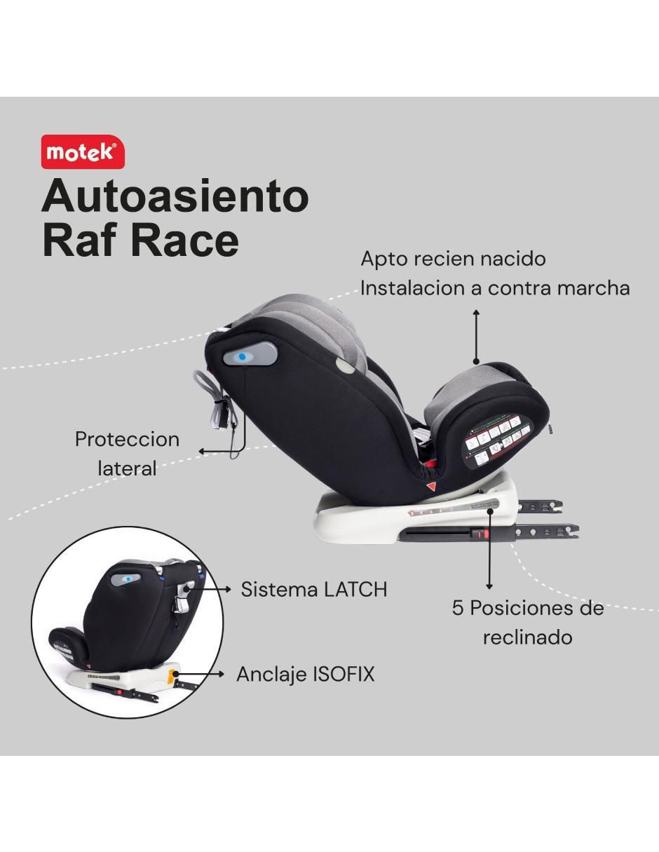 Autoasiento convertible raf race giro 360