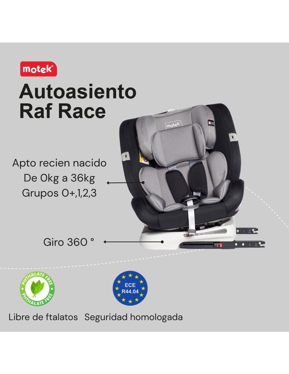 Autoasiento convertible raf race giro 360