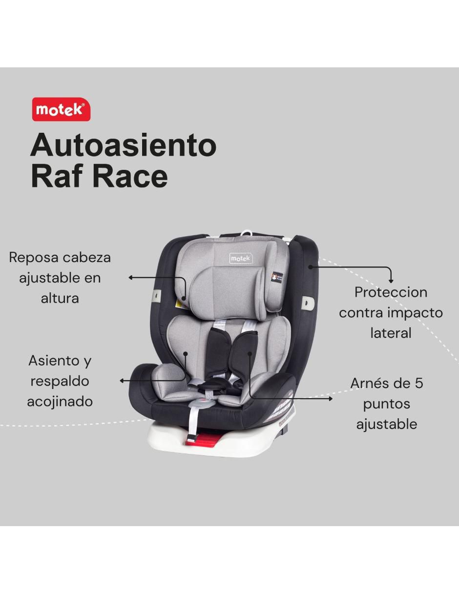 Autoasiento convertible raf race giro 360