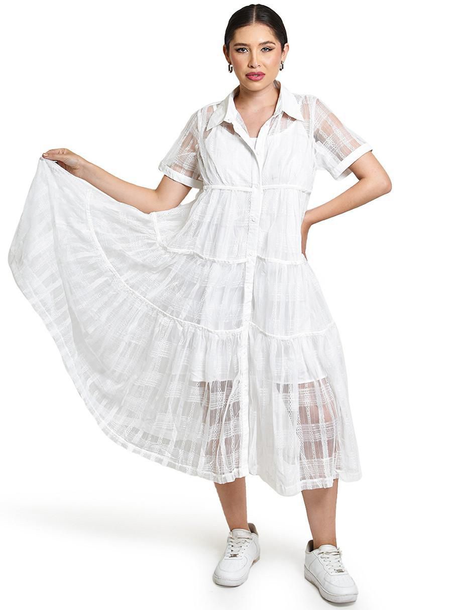 Vestido midi casual para mujer