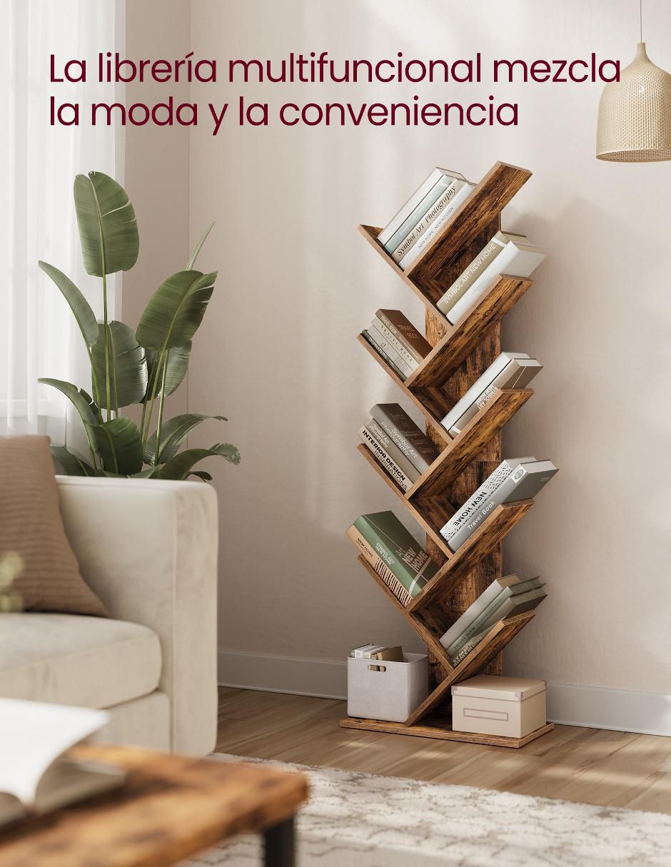 Librero armable Koni de madera