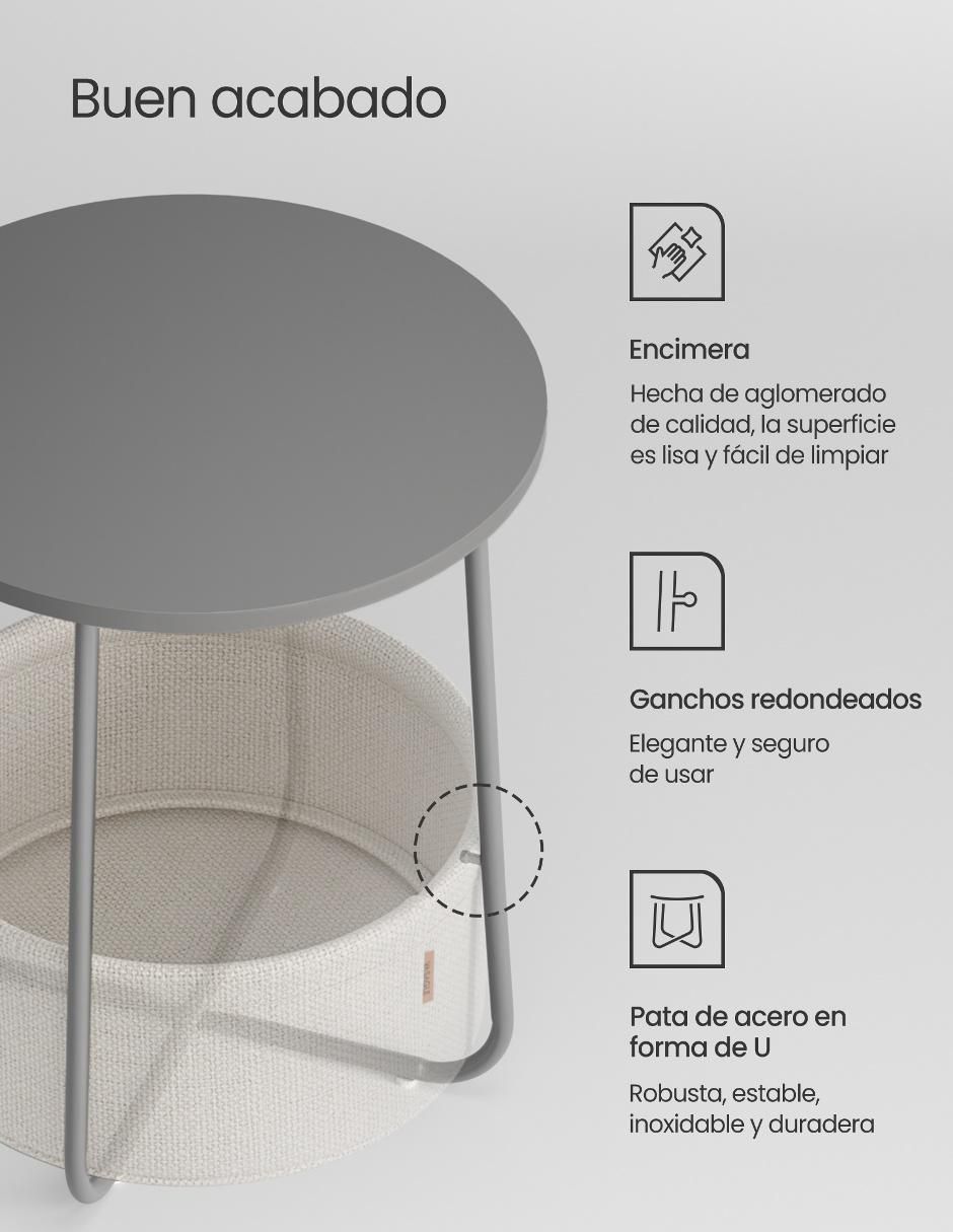 Mesa auxiliar armable Lilea 2