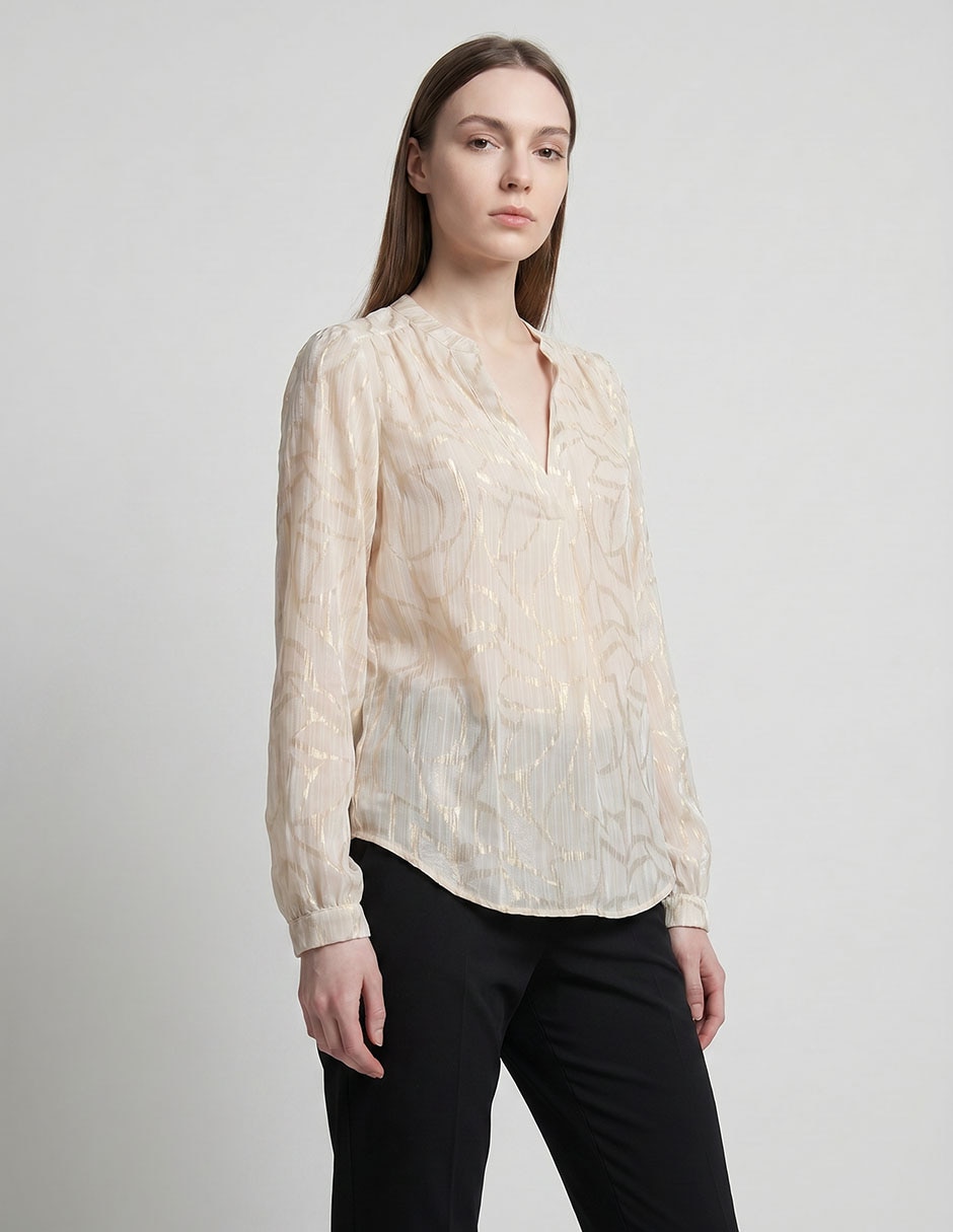 Blusa manga larga para mujer 3