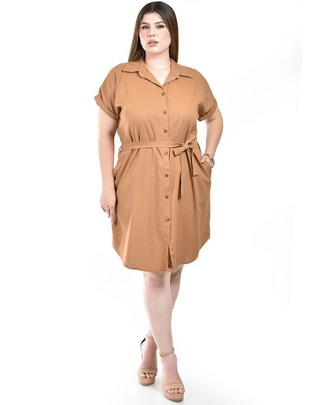 Vestido corto casual para mujer