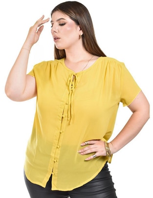 Blusa manga corta para mujer 1
