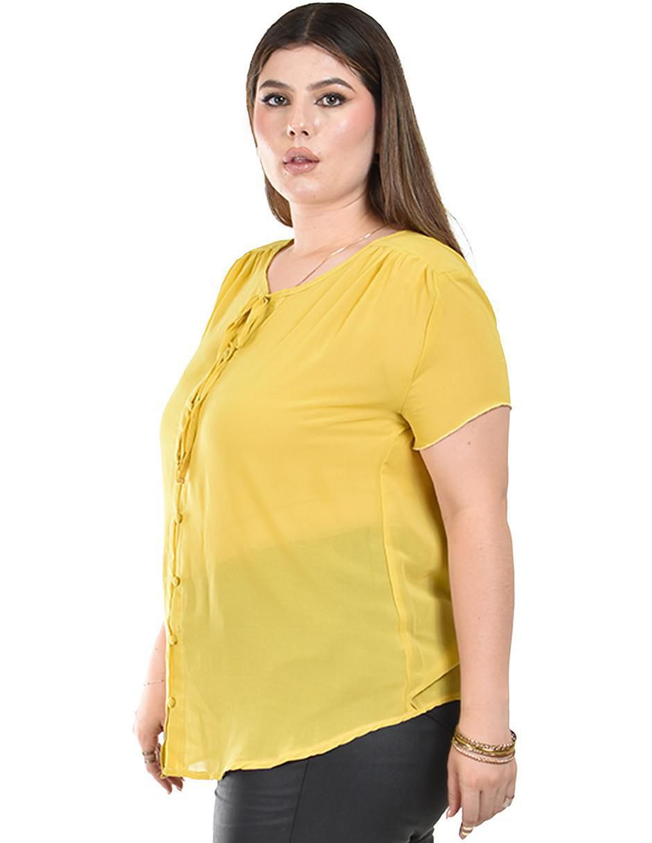 Blusa manga corta para mujer 6