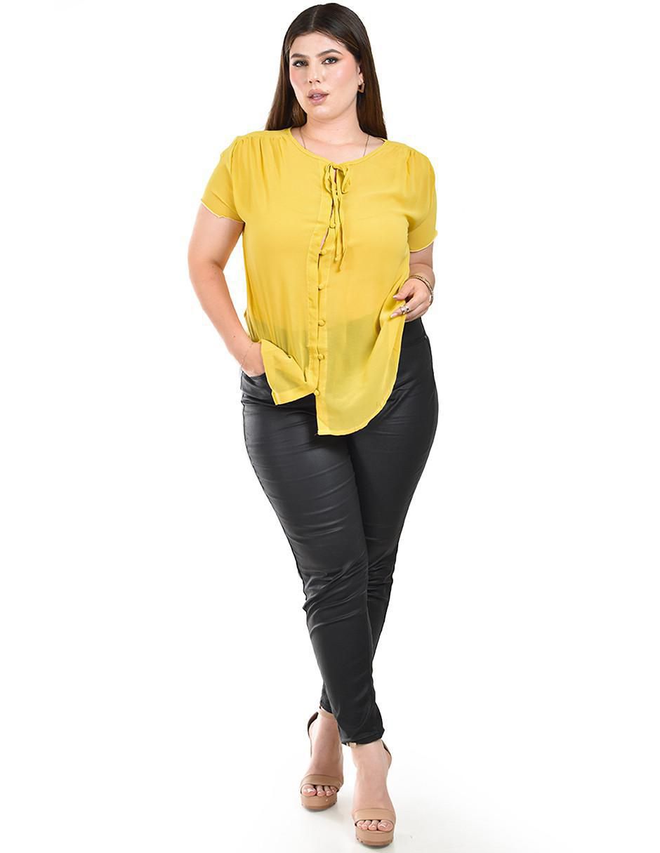 Blusa manga corta para mujer 8